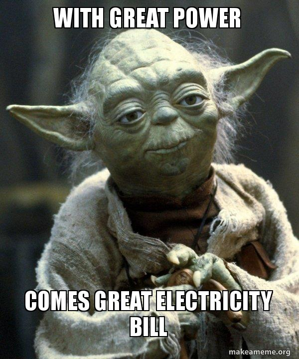 Yoda mit weisem Blick.